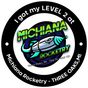 Michiana Rocketry Level 2 certification patch