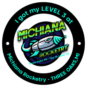 Michiana Rocketry Level 3 certification patch